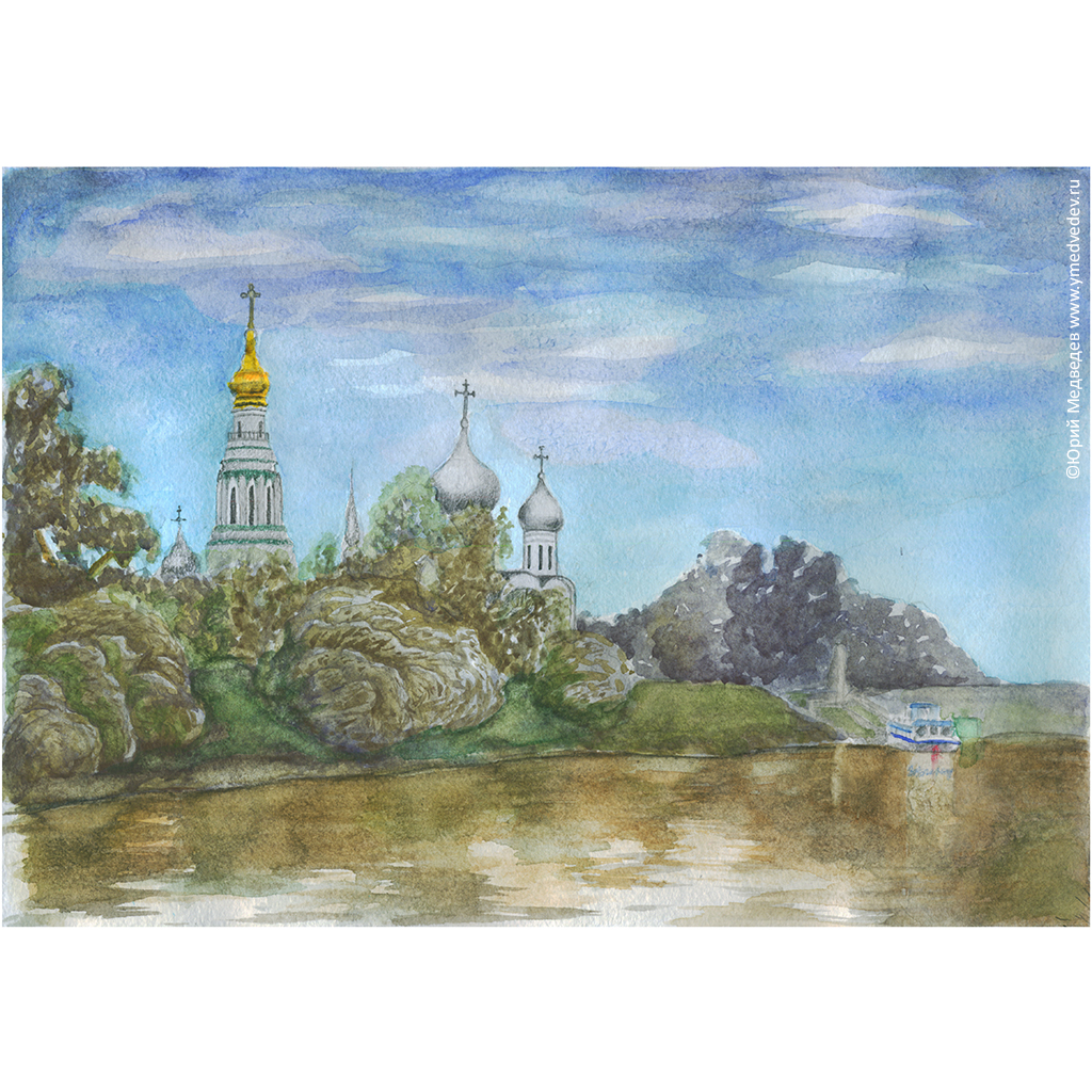 Вологодский кремль с воды